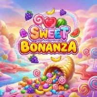 Sweet Bonanza slot game artwork at Candyland Casino for United Kingdom players
